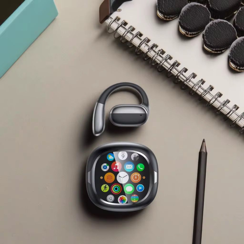 Écouteurs Open Ear avec Écran LCD