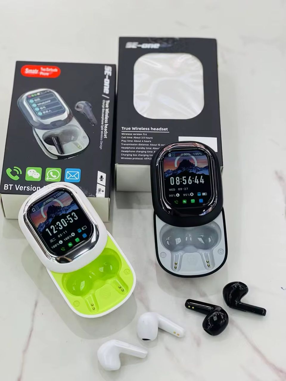 Écouteurs Open Ear avec Écran LCD