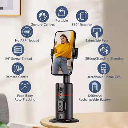 Stabilisateur de téléphone suivi intelligent "Plokama AUTO-A20 Pro 360° Smart Shooting Gimbal"